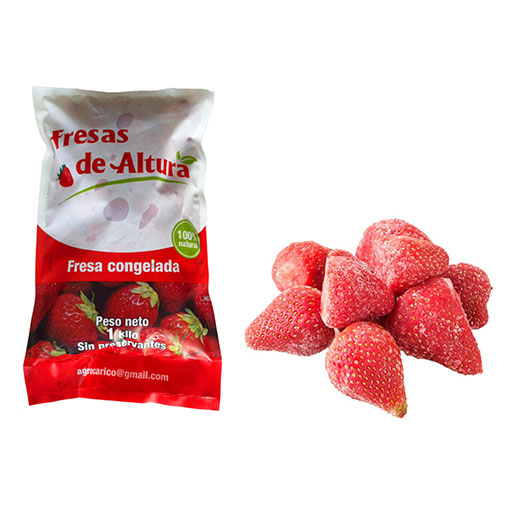 Congelado Fresa Premium para Batidos 1Kg